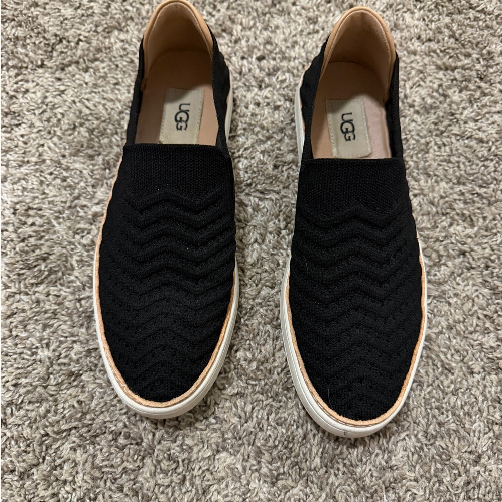 UGG Women's Black Slip-On Shoes